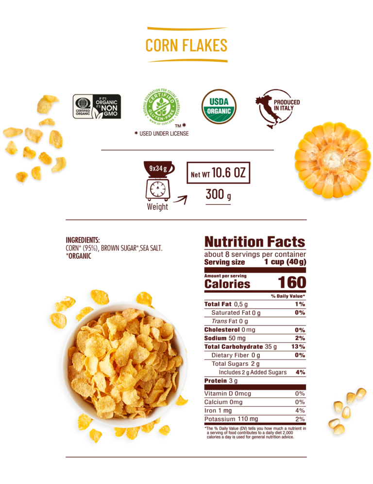 Corn Flakes VitaBella Healthiness and wellbeing