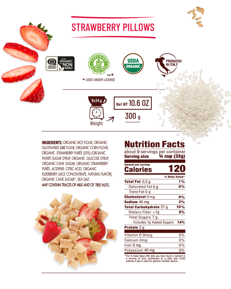 Strawberry Pillows VitaBella Healthiness and wellbeing